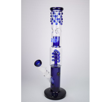 Бонг стеклянный Grace Glass Cane Blue H:38cm